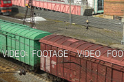 Railway shipping. Moving freight