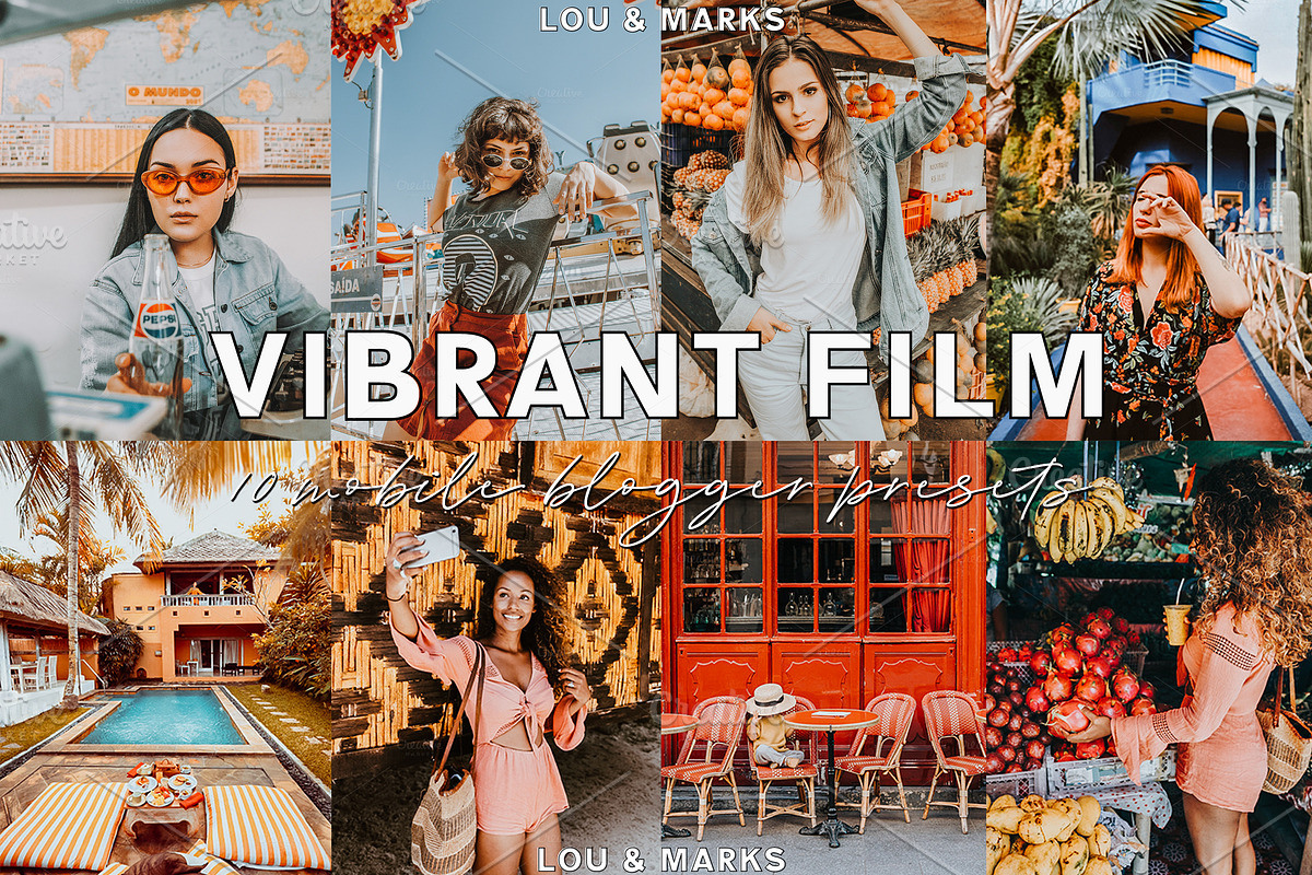 Vibrant Blogger Lightroom Presets in Add-Ons - product preview 8
