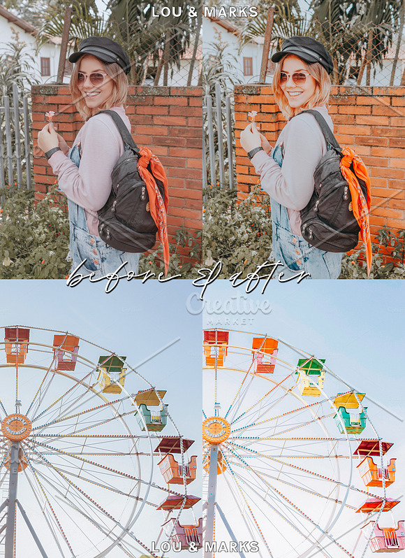 Vibrant Blogger Lightroom Presets in Add-Ons - product preview 4