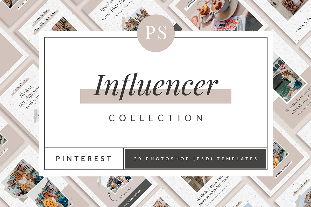 Influencer Pinterest Templates in Pinterest Templates - product preview 8