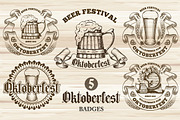 Vintage Oktoberfest badges