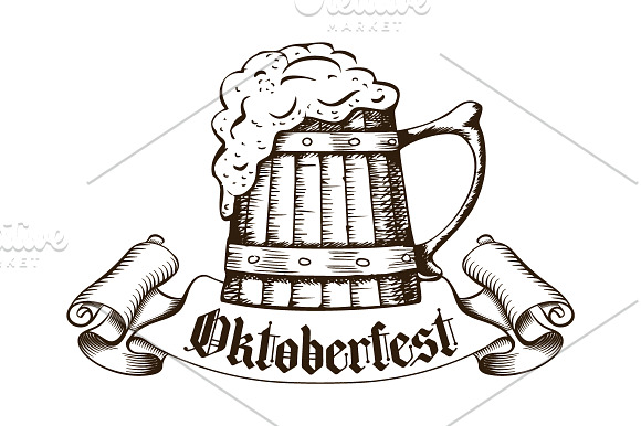 Vintage Oktoberfest badges in Logo Templates - product preview 2
