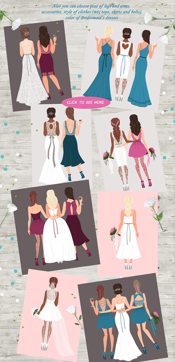Wedding personalized creator in Illustrations - product preview 4