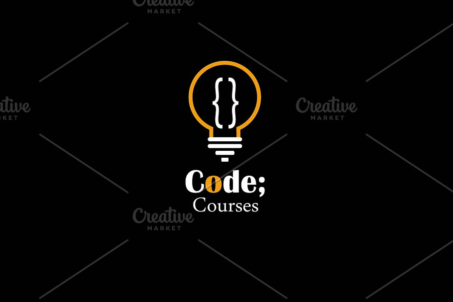 Code Courses logo in Logo Templates - product preview 8