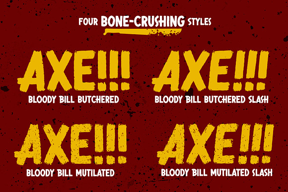Bloody Bill Typeface in Scary Fonts - product preview 2