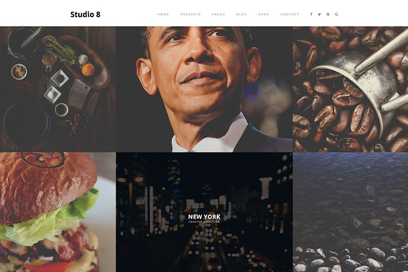 Studio 8 in WordPress Portfolio Themes - product preview 1
