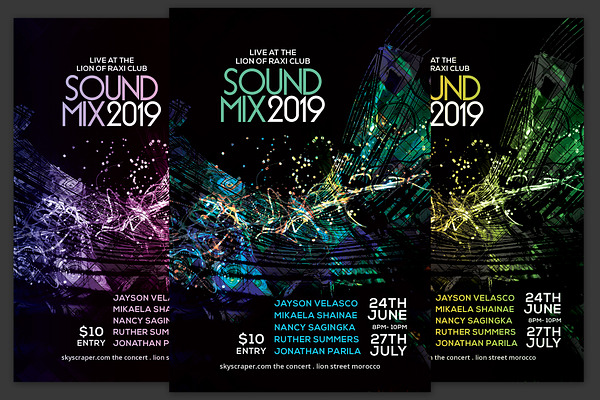 Sound Mix Flyer