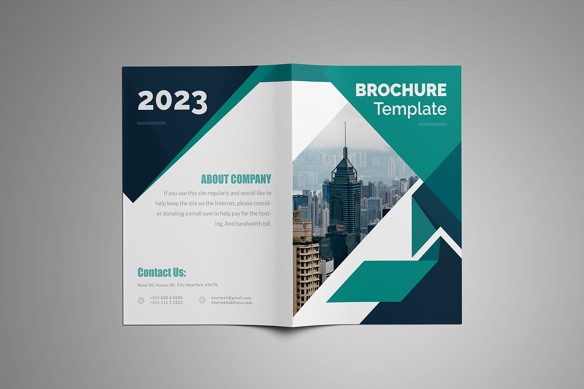 Creative Bi-fold Brochure in Brochure Templates - product preview 8