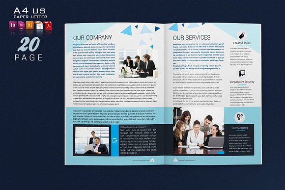 Annual Report Template in Brochure Templates - product preview 3