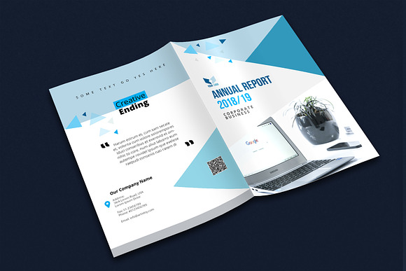Annual Report Template in Brochure Templates - product preview 10