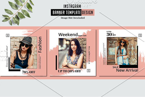 Instagram Fashion Promo Banner V13 in Instagram Templates - product preview 1