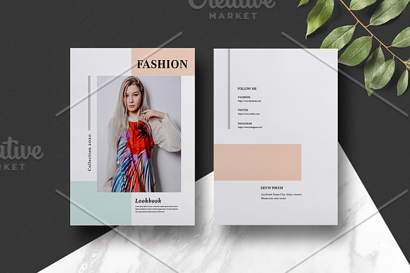 Fashion Lookbook / Magazine v876 in Brochure Templates - product preview 1
