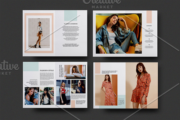 Fashion Lookbook / Magazine v876 in Brochure Templates - product preview 2