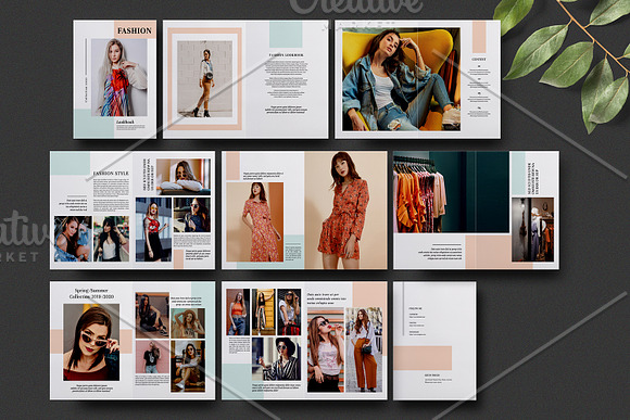 Fashion Lookbook / Magazine v876 in Brochure Templates - product preview 4