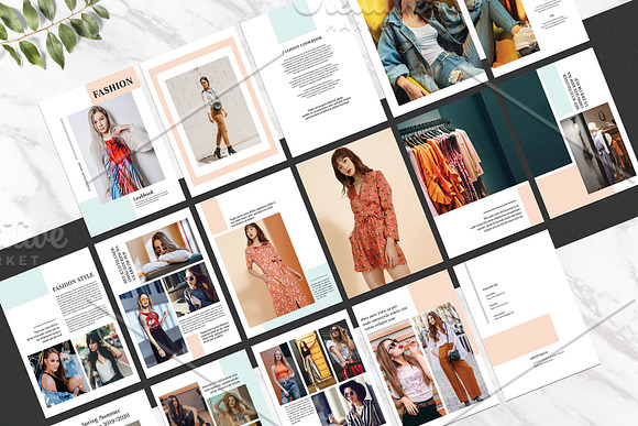 Fashion Lookbook / Magazine v876 in Brochure Templates - product preview 6
