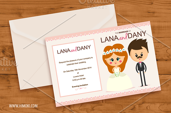 Wedding Card in Illustrations - product preview 1