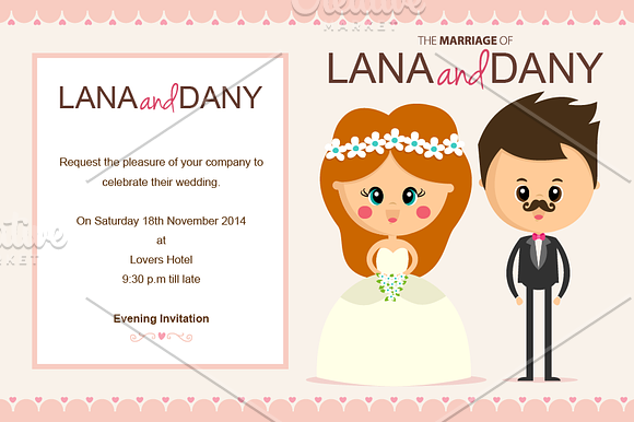 Wedding Card in Illustrations - product preview 2