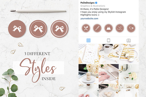 100 Instagram Story Highlights in Instagram Templates - product preview 1