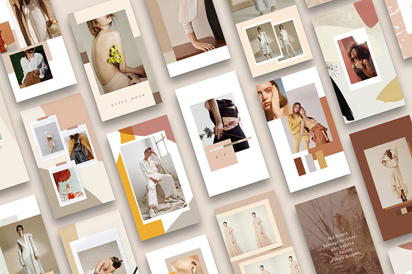 Abstract Stories & Post instagram in Instagram Templates - product preview 1