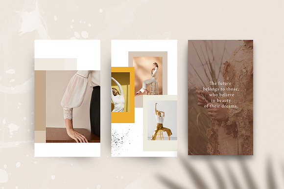 Abstract Stories & Post instagram in Instagram Templates - product preview 4