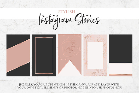 Instagram Stories. Backgrounds Pack. in Instagram Templates - product preview 4