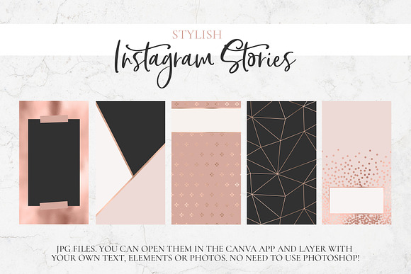 Instagram Stories. Backgrounds Pack. in Instagram Templates - product preview 5