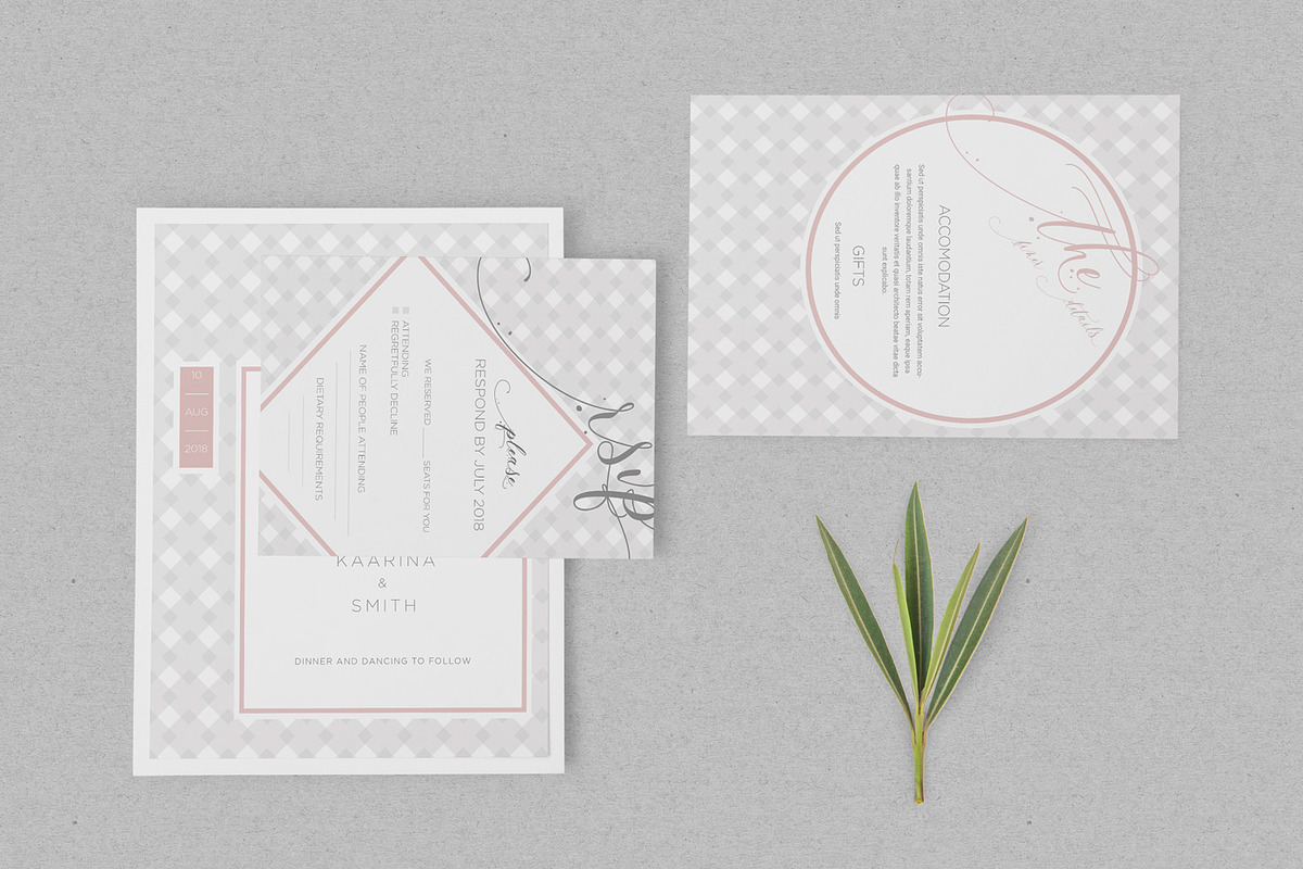 Wedding Invitation Card PSD Mockups in Wedding Templates - product preview 8