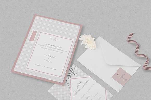 Wedding Invitation Card PSD Mockups in Wedding Templates - product preview 2