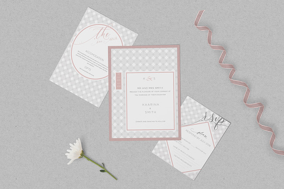 Wedding Invitation Card PSD Mockups in Wedding Templates - product preview 3