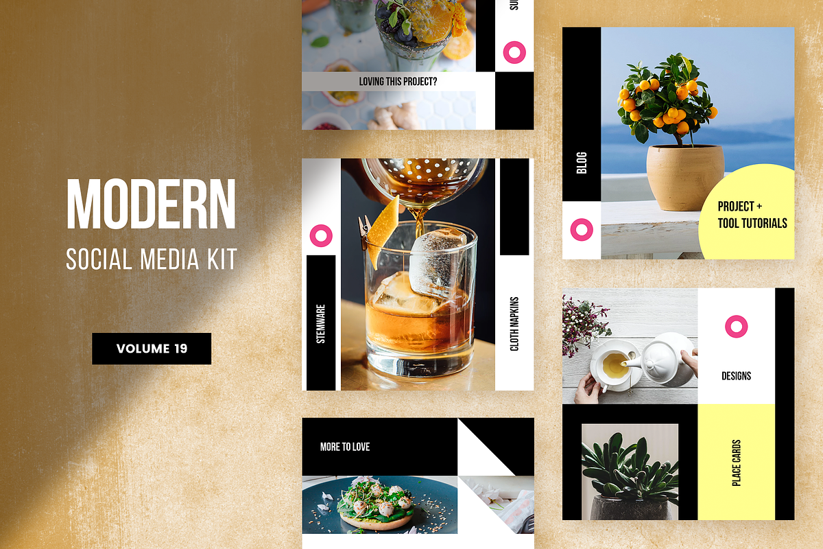 Modern Social Media Kit (Vol. 19) in Instagram Templates - product preview 8