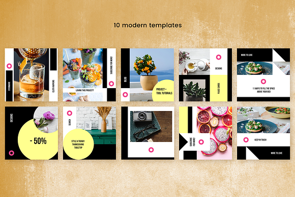 Modern Social Media Kit (Vol. 19) in Instagram Templates - product preview 1