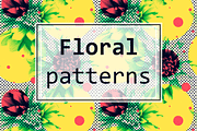 Flower power - seamless patterns