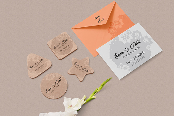 Gorgeous Greeting Card Mockups in Mockup Templates - product preview 2