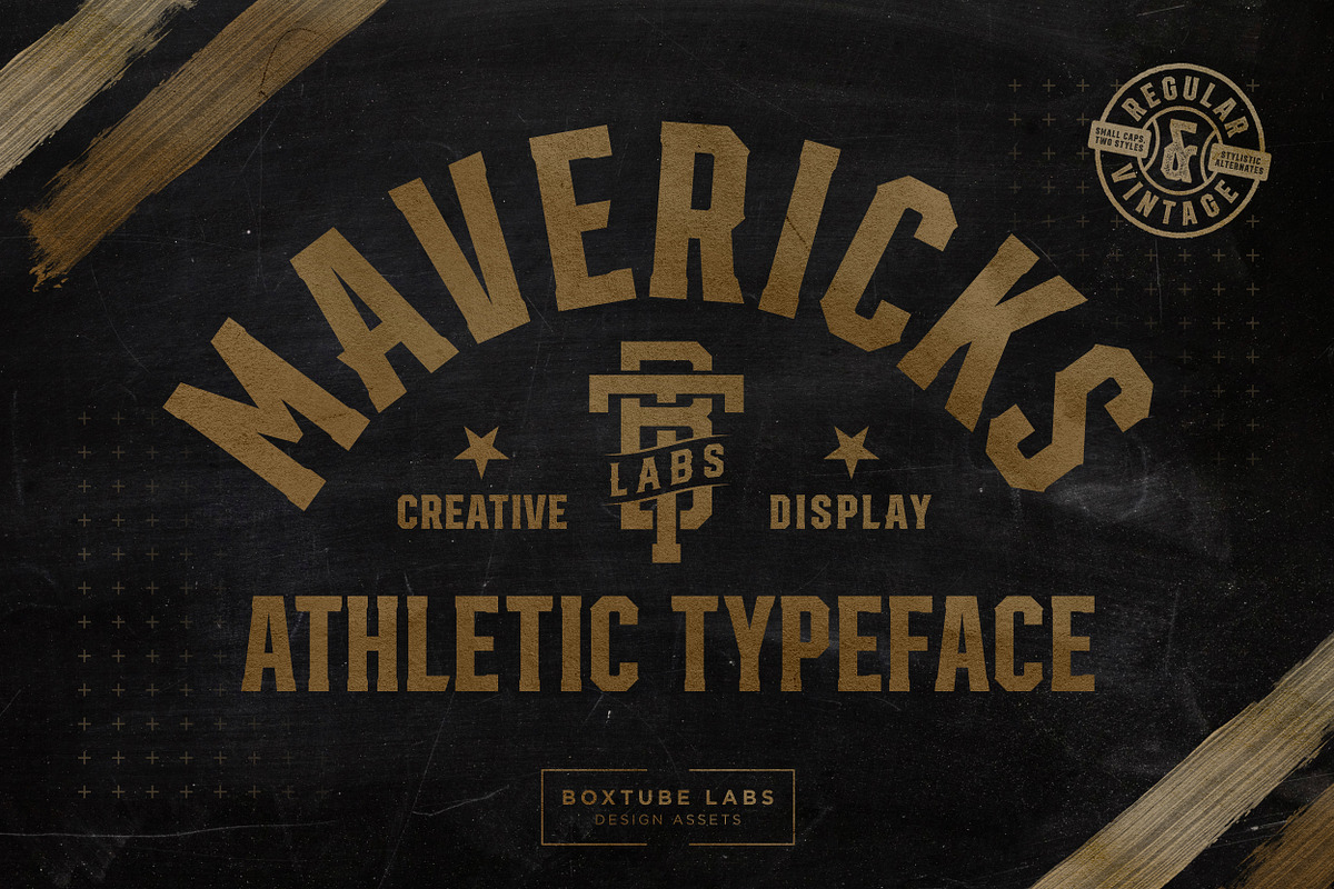 Mavericks in Display Fonts - product preview 8