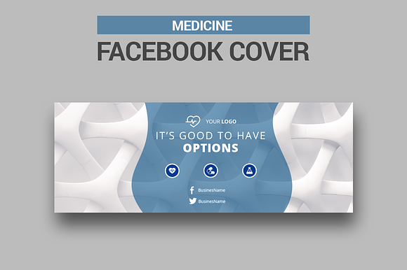 Medical Facebook Cover in Facebook Templates - product preview 5
