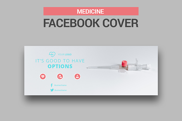Medical Facebook Cover in Facebook Templates - product preview 6