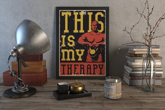 Bodybuilder Layered Font in Display Fonts - product preview 8