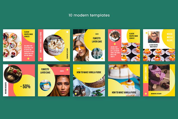 Modern Social Media Kit (Vol. 20) in Instagram Templates - product preview 2