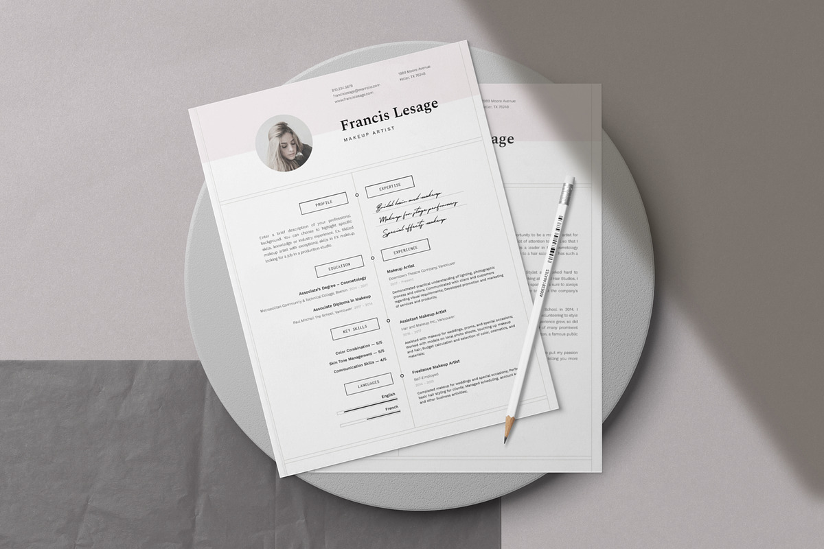 Resume Template • Francis in Resume Templates - product preview 8