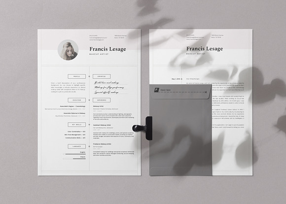 Resume Template • Francis in Resume Templates - product preview 2
