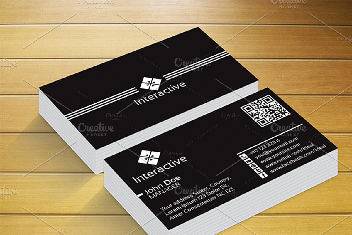Interactive Business Card in Business Card Templates - product preview 8