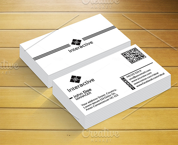 Interactive Business Card in Business Card Templates - product preview 1