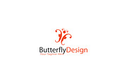 Butterfly Design Logo Template