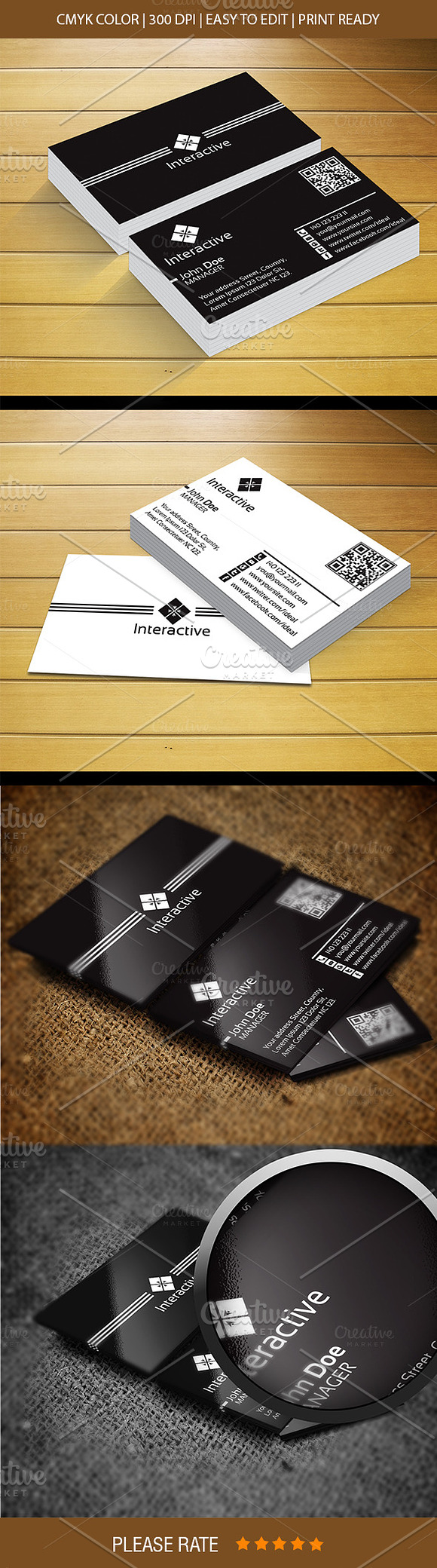 Interactive Business Card in Business Card Templates - product preview 2