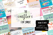 The Crafter's Font Bundle
