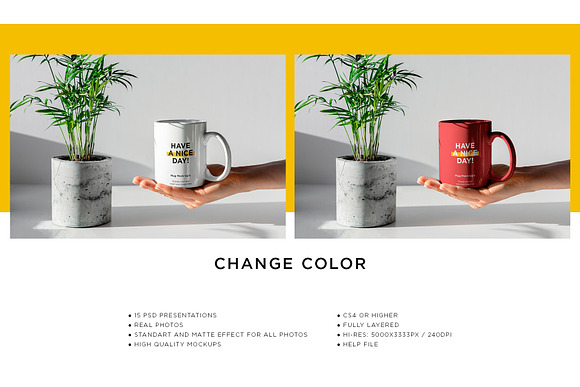 Mug Mock-Up's Shadows Collection in Mockup Templates - product preview 11