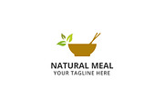Natural Meal Logo Template