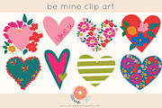 Hearts EPS and PNG Clip Art