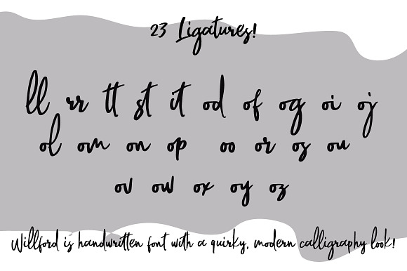 Willford Brush in Script Fonts - product preview 9