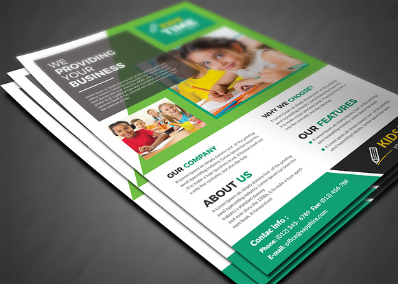 School Flyer in Flyer Templates - product preview 2